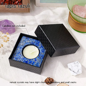 Natural Crystal | Rose Quartz Candlestick Holder with Unique Design ? Elegant Home Decoration for Calming Ambiance 10