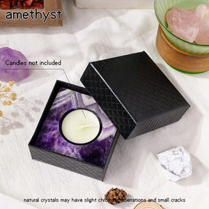 Natural Crystal | Rose Quartz Candlestick Holder with Unique Design ? Elegant Home Decoration for Calming Ambiance 13