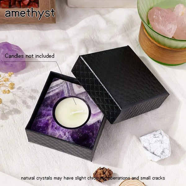 Natural Crystal | Rose Quartz Candlestick Holder with Unique Design ? Elegant Home Decoration for Calming Ambiance 13