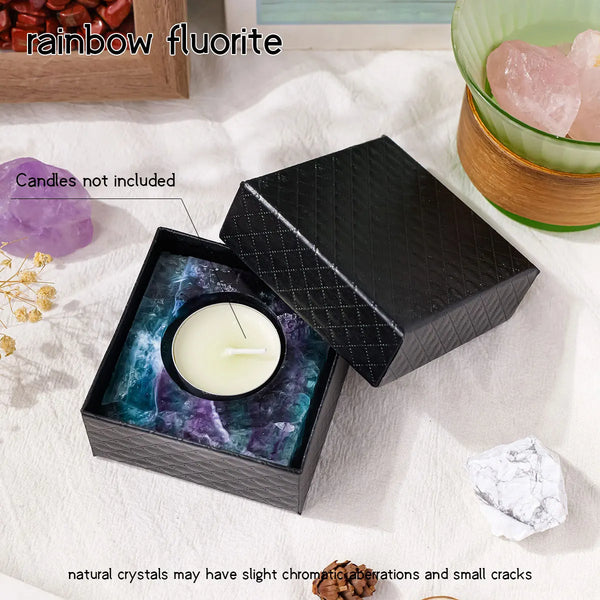 Natural Crystal | Rose Quartz Candlestick Holder with Unique Design ? Elegant Home Decoration for Calming Ambiance 14