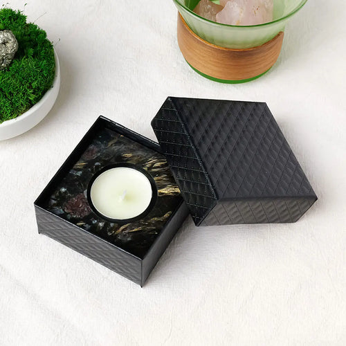 Natural Crystal | Rose Quartz Candlestick Holder with Unique Design ? Elegant Home Decoration for Calming Ambiance 9