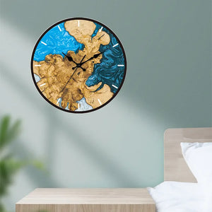 Wall Clock Modern - Chroniva - Transparent Acrylic Design - Silent Movement