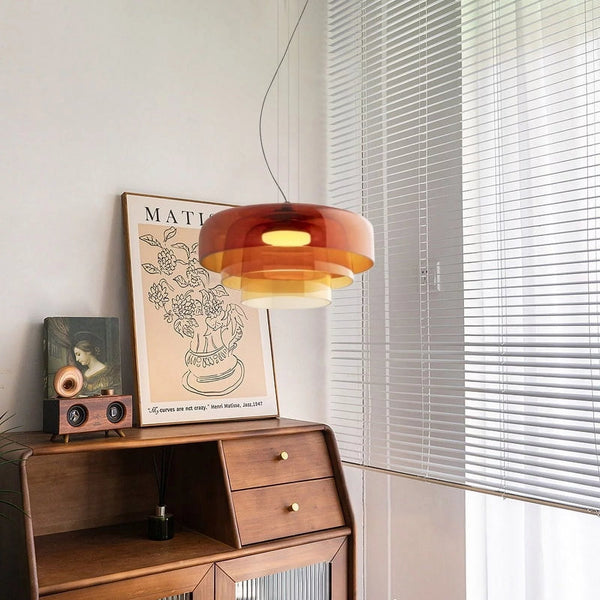 Glass Pendant Light – Nordira – Modern Ceiling Lamp – Adjustable Kitchen Lighting
