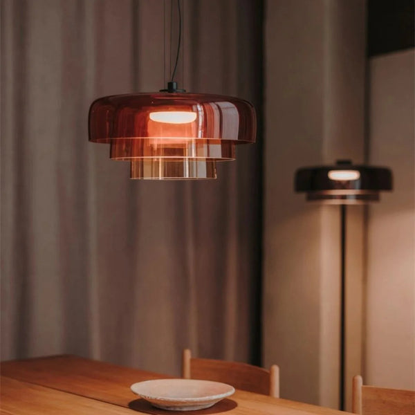 Glass Pendant Light – Nordira – Modern Ceiling Lamp – Adjustable Kitchen Lighting
