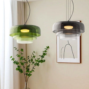 Glass Pendant Light – Nordira – Modern Ceiling Lamp – Adjustable Kitchen Lighting