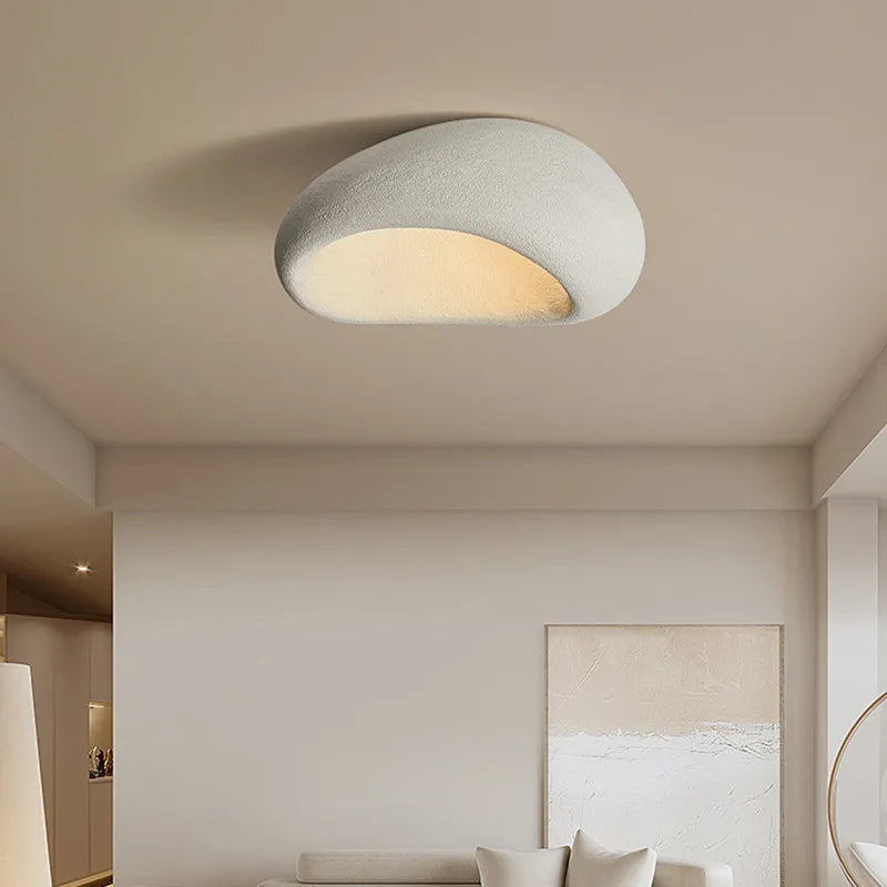 Ceiling Light Fixture - Zenolux - Wabi Sabi Style - Soft Ambient Lighting