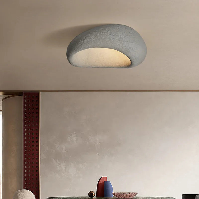 Ceiling Light Fixture - Zenolux - Wabi Sabi Style - Soft Ambient Lighting