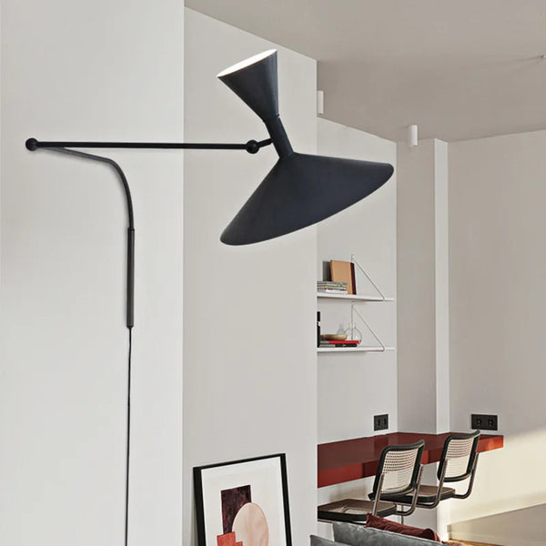 Wall Reading Light - Nordiva - Adjustable Swing Arm - Modern LED Lamp