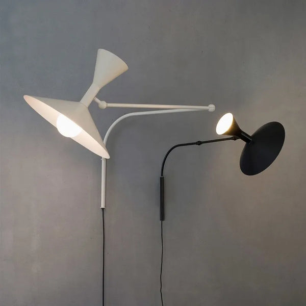 Wall Reading Light - Nordiva - Adjustable Swing Arm - Modern LED Lamp