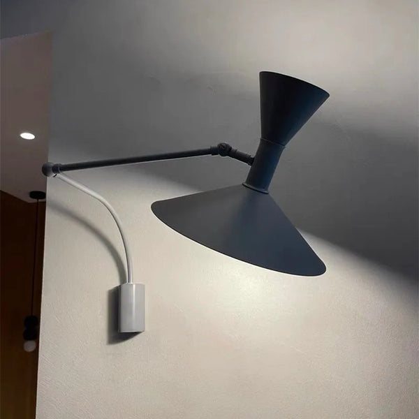 Wall Reading Light - Nordiva - Adjustable Swing Arm - Modern LED Lamp