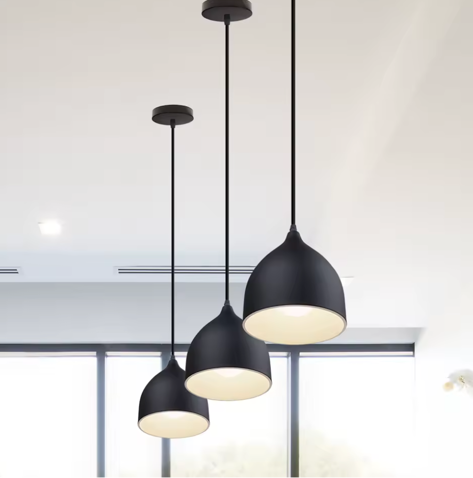 Nordic Aluminium Pendant Light | E27 Vintage Ceiling Lamp