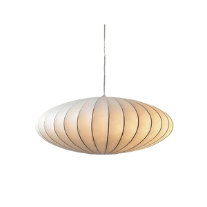 Silk Pendant Light - Solaira - Japandi Ceiling Lamp - Modern Home Decor