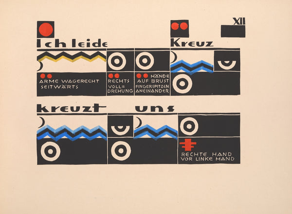 Abstract Wall Art | Bauhaus Choreography