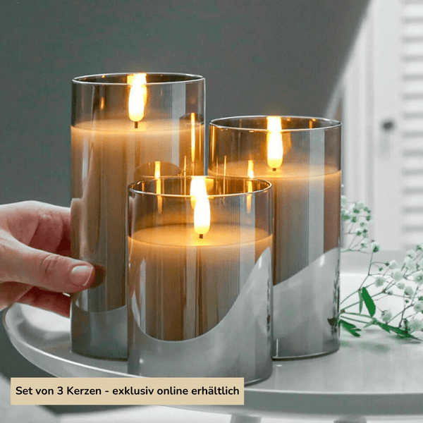LED Candles - Moodix - Realistic Flame Effect - Safe Home Lighting