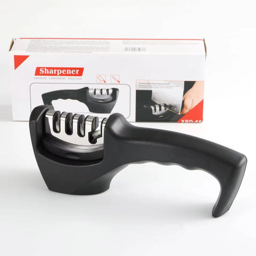ProSharp | 4-Stage Knife Sharpener with Ergonomic Handle & Safety Grip | Versatile Tool for Kitchen Knives and Scissors 5