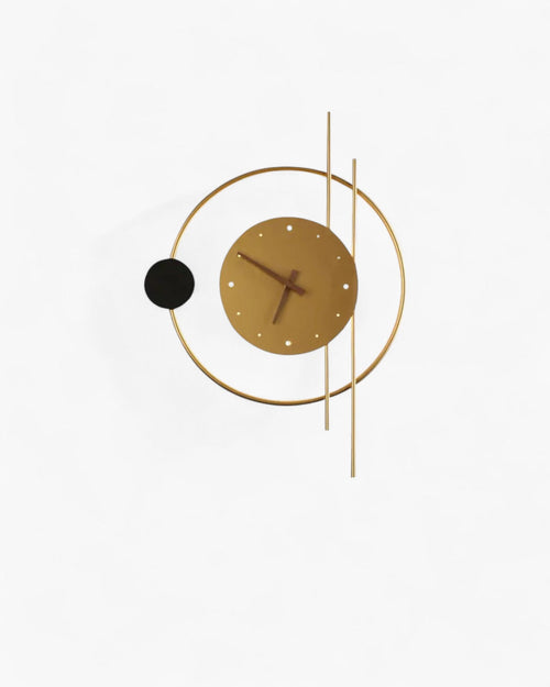 Wall Clock Light - Solvra - Modern LED Design - Decorative Timepiece Lamp