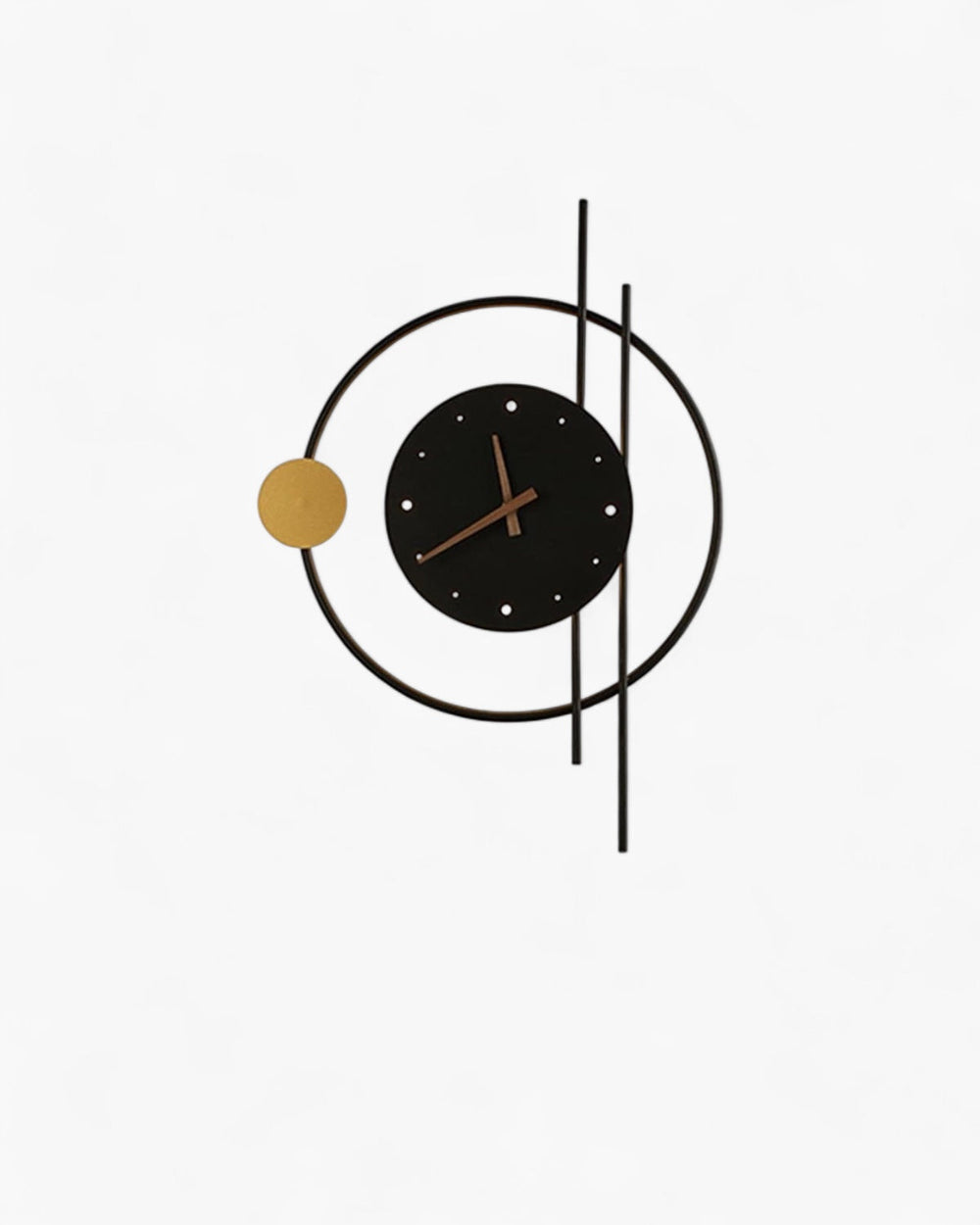 Wall Clock Light - Solvra - Modern LED Design - Decorative Timepiece Lamp