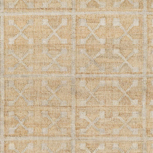 Sample Rice Handcrafted Fringed Jute Carpet
