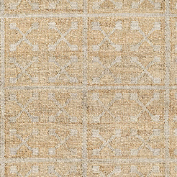 Sample Rice Handcrafted Fringed Jute Carpet