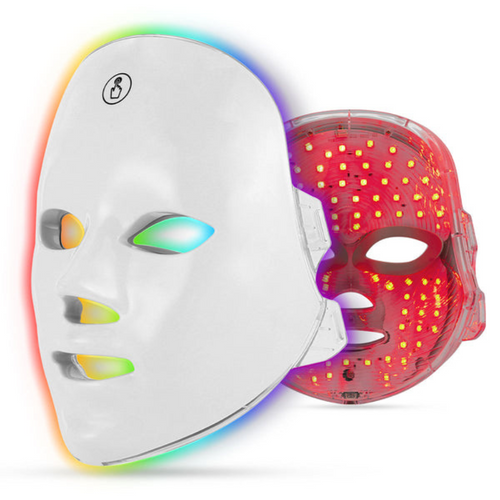 Radiant Glow | LED Face Mask with 90 Medical Grade Lights ? Anti-Aging Red Light Therapy for Youthful Skin 0