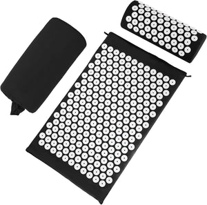 Relaxation Essentials | Acupressure Mat & Pillow Set with Portable Design ? Stress Relief & Energy Restoration 0