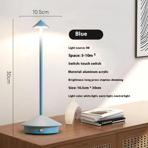 LED Table Lamp - Luminix - Dimmable Touch Light - USB Rechargeable Desk Lamp