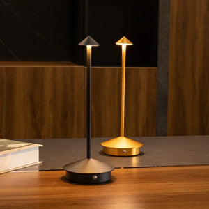 LED Table Lamp - Luminix - Dimmable Touch Light - USB Rechargeable Desk Lamp