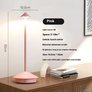 LED Table Lamp - Luminix - Dimmable Touch Light - USB Rechargeable Desk Lamp