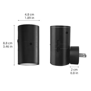 LED Night Light - LumaGlow - Motion Sensor Wall Lamp - Dimmable Plug-In