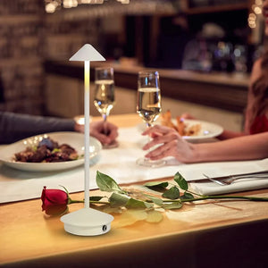 LED Table Lamp - Luminix - Dimmable Touch Light - USB Rechargeable Desk Lamp