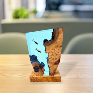 Table Lamp - Majestica - Ocean Diver Design - Adjustable Light Feature