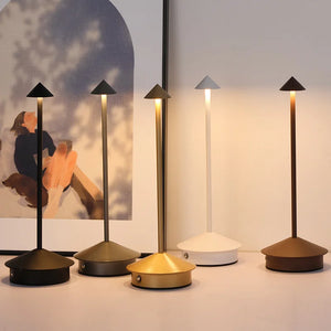 LED Table Lamp - Luminix - Dimmable Touch Light - USB Rechargeable Desk Lamp