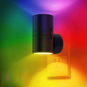LED Night Light - LumaGlow - Motion Sensor Wall Lamp - Dimmable Plug-In