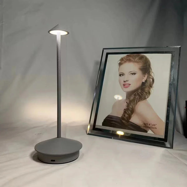 LED Table Lamp - Luminix - Dimmable Touch Light - USB Rechargeable Desk Lamp
