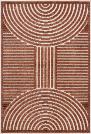 Deron Brown Washable Area Rug