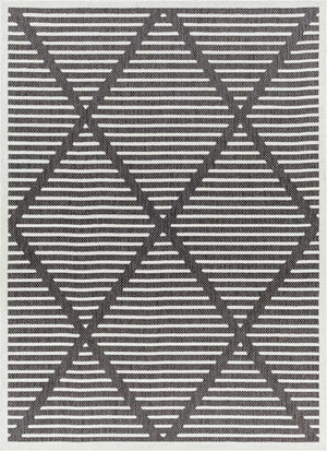 Anah 3D Black Outdoor Rug
