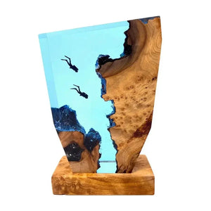 Table Lamp - Majestica - Ocean Diver Design - Adjustable Light Feature