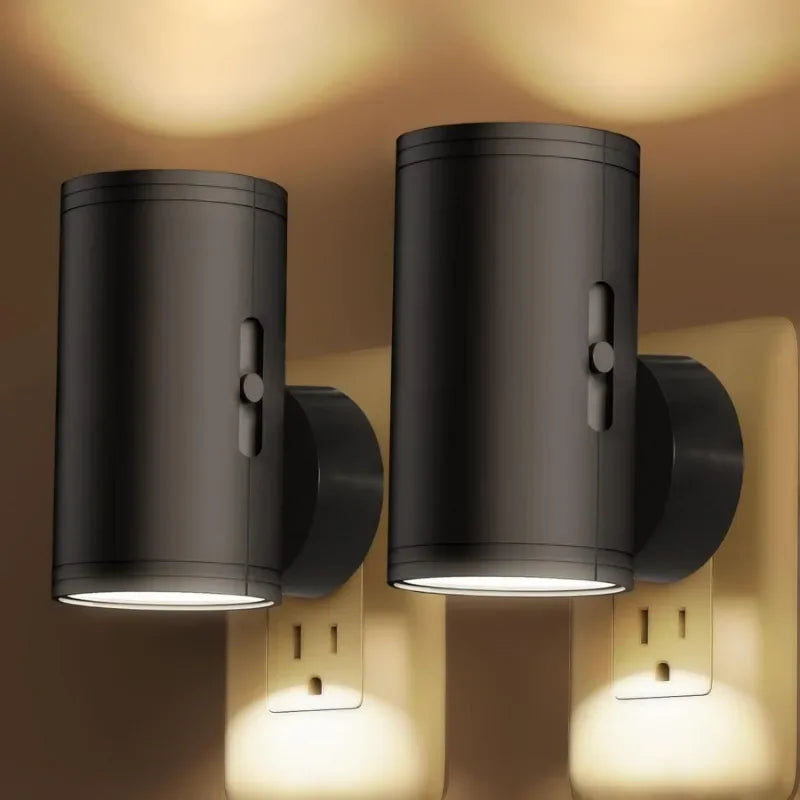 LED Night Light - LumaGlow - Motion Sensor Wall Lamp - Dimmable Plug-In