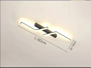 LED Ceiling Light - Luxera - Modern Linear Fixture - Dimmable Room Lighting