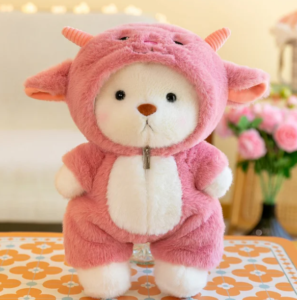 Plush Teddy Bear – Huglee – Soft Emotional Support Toy – Cute Gift Idea