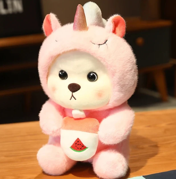 Plush Teddy Bear – Huglee – Soft Emotional Support Toy – Cute Gift Idea