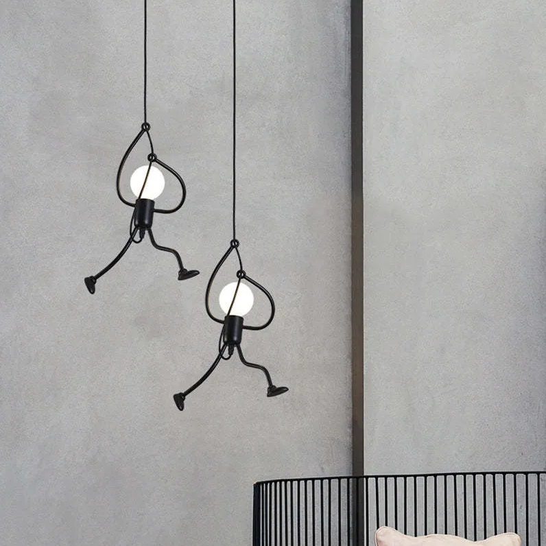 Iron Man Pendant Light – Lumiron – Modern Industrial Style – Fun Ceiling Lighting