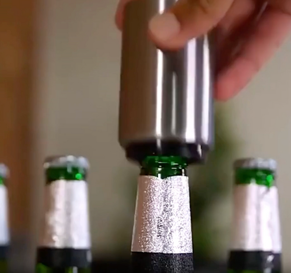 CapLift Automatic Stainless Steel Bottle Opener