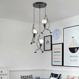 Iron Man Pendant Light – Lumiron – Modern Industrial Style – Fun Ceiling Lighting
