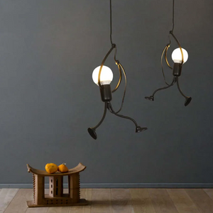 Iron Man Pendant Light – Lumiron – Modern Industrial Style – Fun Ceiling Lighting