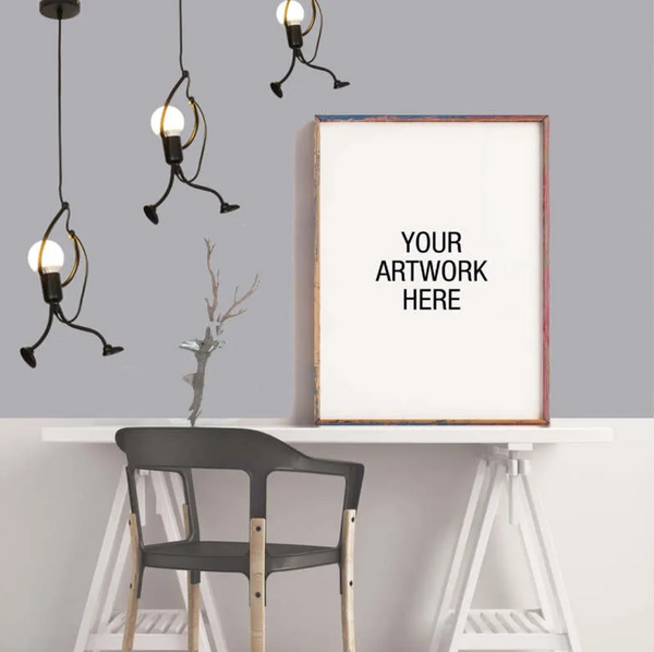Iron Man Pendant Light – Lumiron – Modern Industrial Style – Fun Ceiling Lighting