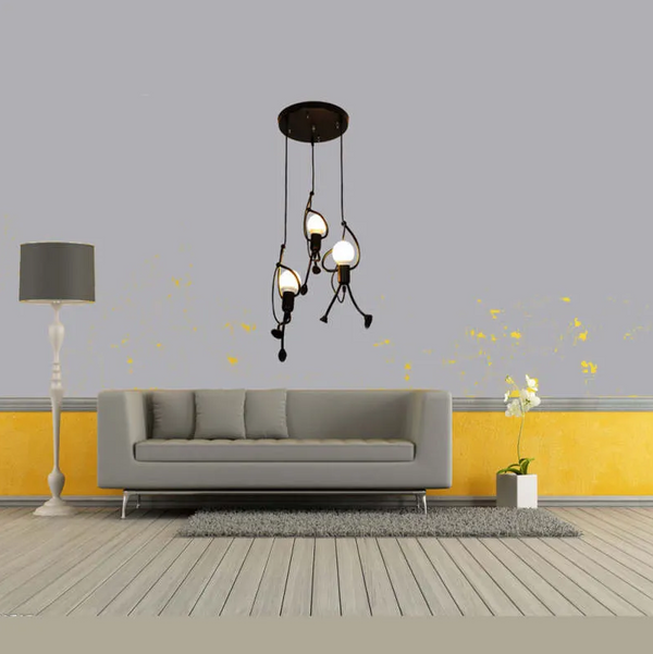 Iron Man Pendant Light – Lumiron – Modern Industrial Style – Fun Ceiling Lighting