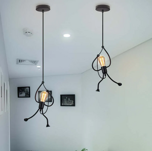 Iron Man Pendant Light – Lumiron – Modern Industrial Style – Fun Ceiling Lighting