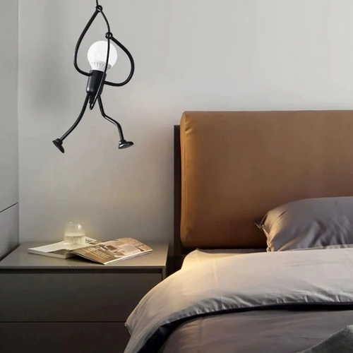 Iron Man Pendant Light – Lumiron – Modern Industrial Style – Fun Ceiling Lighting