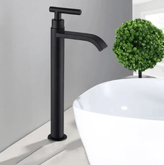 Luxor | Matte Black Cold Water Tap — Modern Minimalist Kitchen & Bathroom Faucet